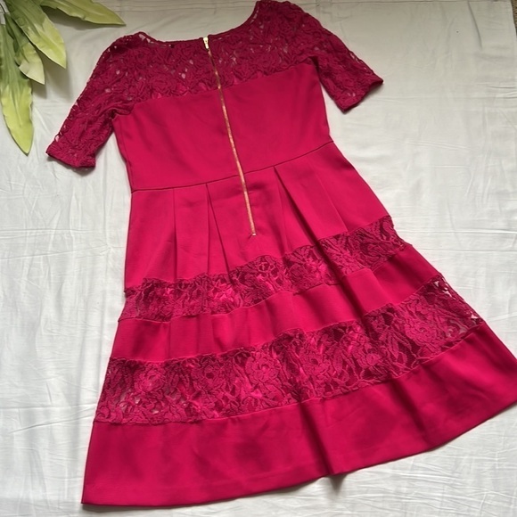 Attitude Skater Lace Detail Dress - Picture 4 of 6